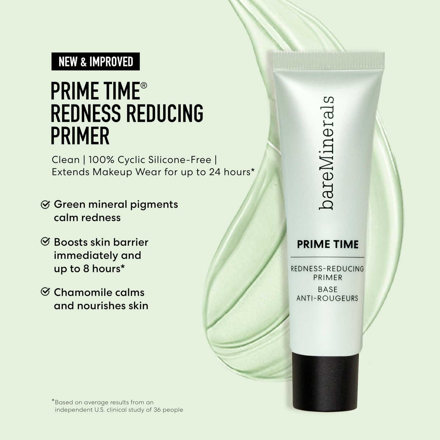 bareMinerals Original Pore Minimizing Gel Face Primer, Extends Makeup Wear, Minimizes the Look of Pores, Blurs Imperfections, Oil Control, Cruelty-Free