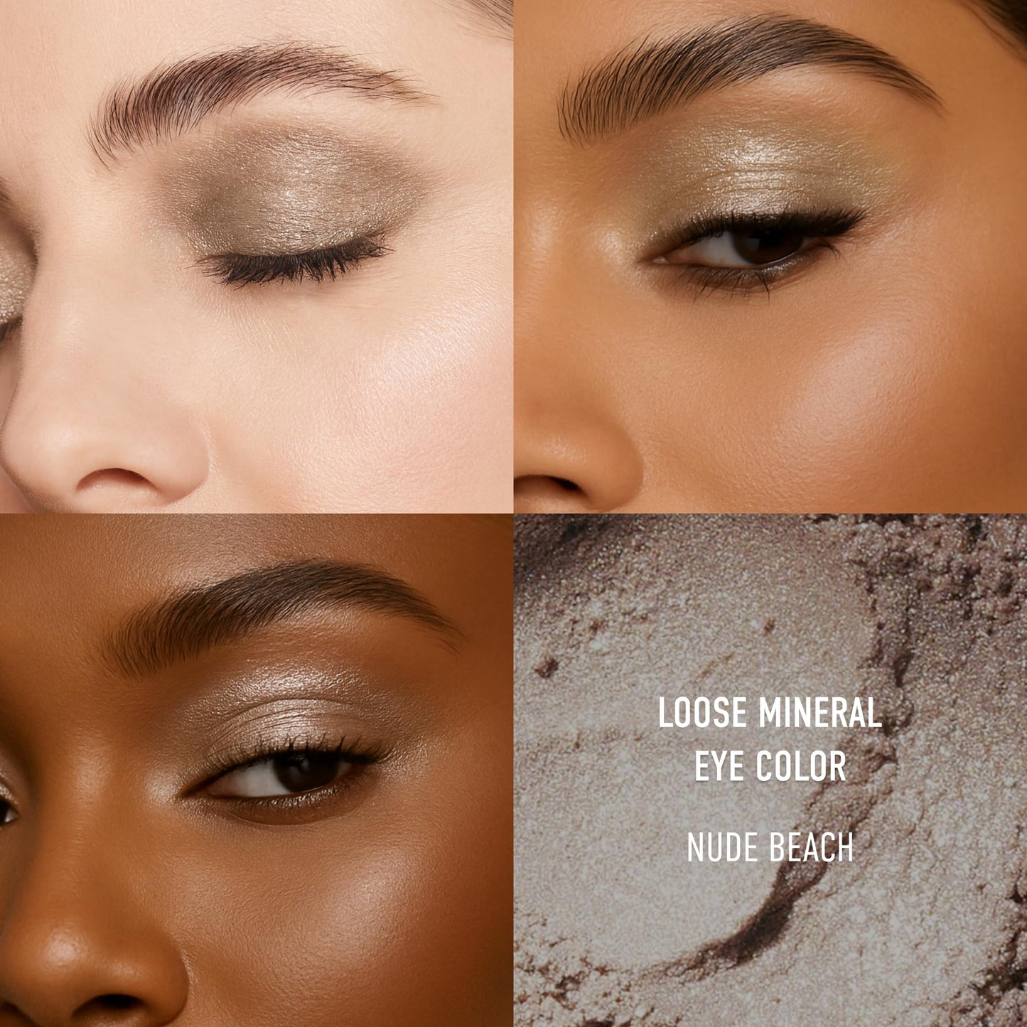 bareMinerals Single Loose Mineral Eyeshadow, Creamy Mineral Powder, Buildable Sheer to Full Coverage, Stay‑True Eye Color, Talc‑Free, Cruelty‑Free, Safe for Sensitive Eyes & Contact Lens Wearers