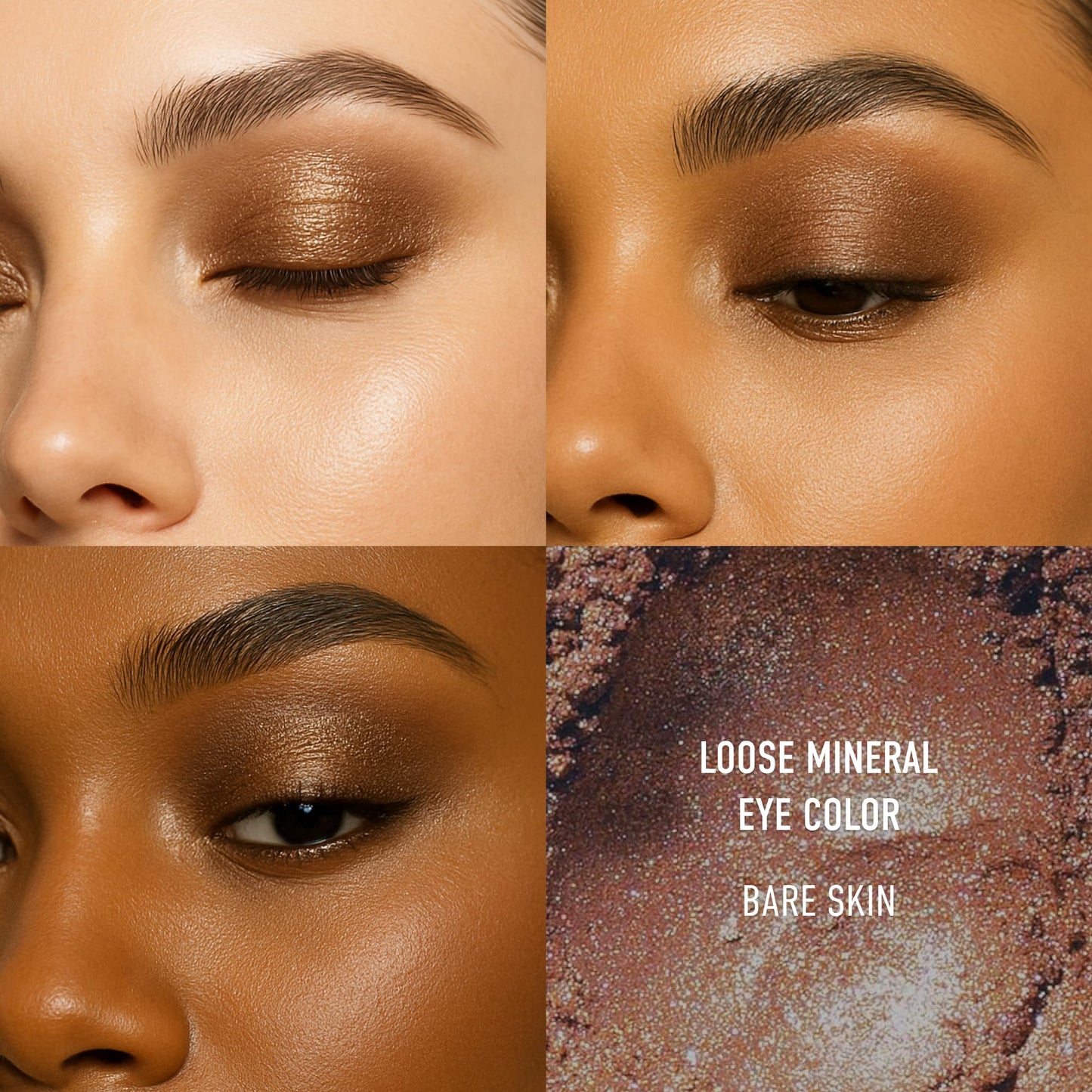 bareMinerals Single Loose Mineral Eyeshadow, Creamy Mineral Powder, Buildable Sheer to Full Coverage, Stay‑True Eye Color, Talc‑Free, Cruelty‑Free, Safe for Sensitive Eyes & Contact Lens Wearers